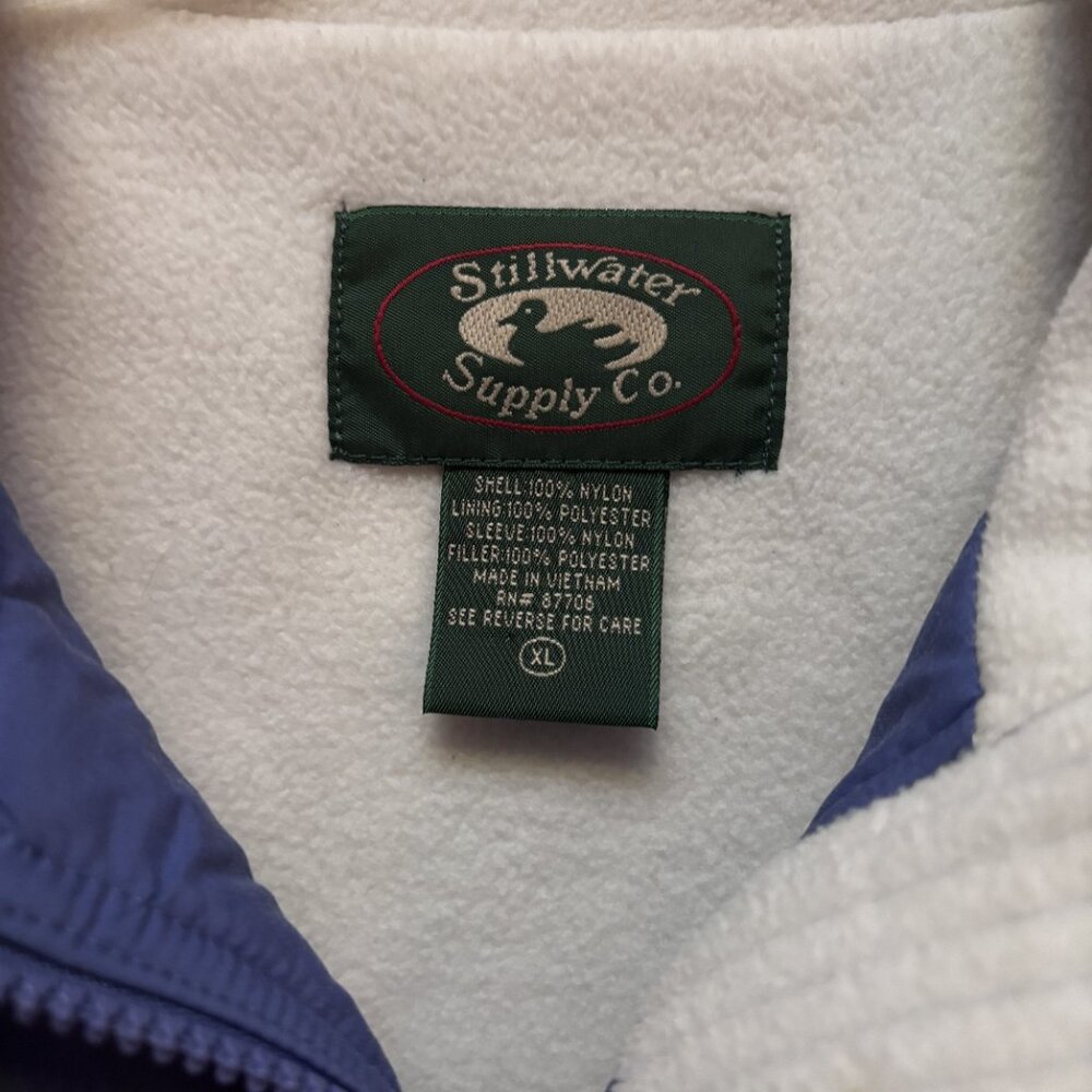 Cabela’s Stillwater Supply Co Women’s 0XL Blue Fleece Lined Jacket Heavy - Picture 2 of 5